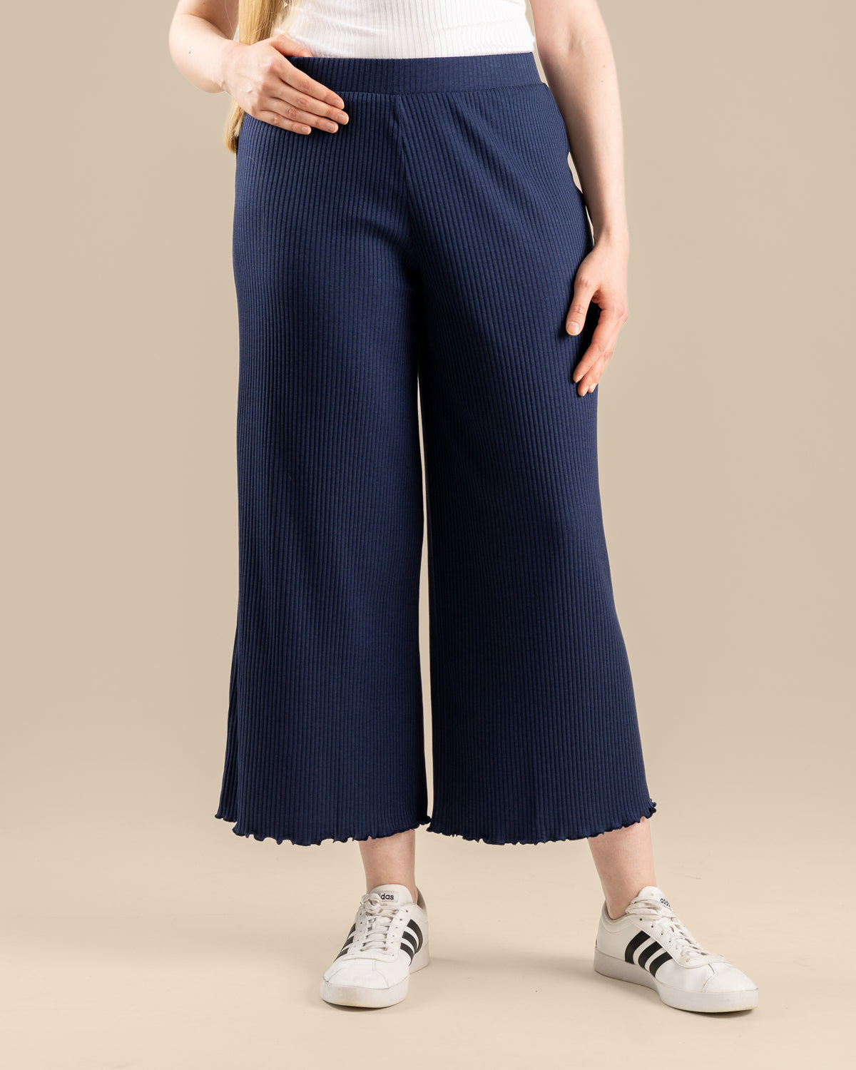 Ribbi culottes pitkä, meri