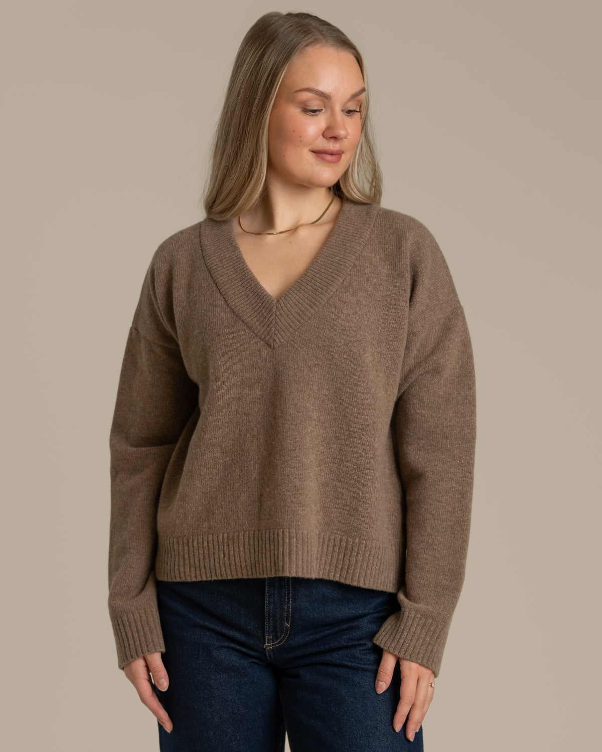 Väre Strickware, mittelbraun