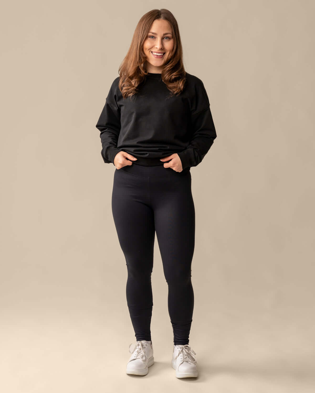 Leggingsit lyhyt, musta Toive