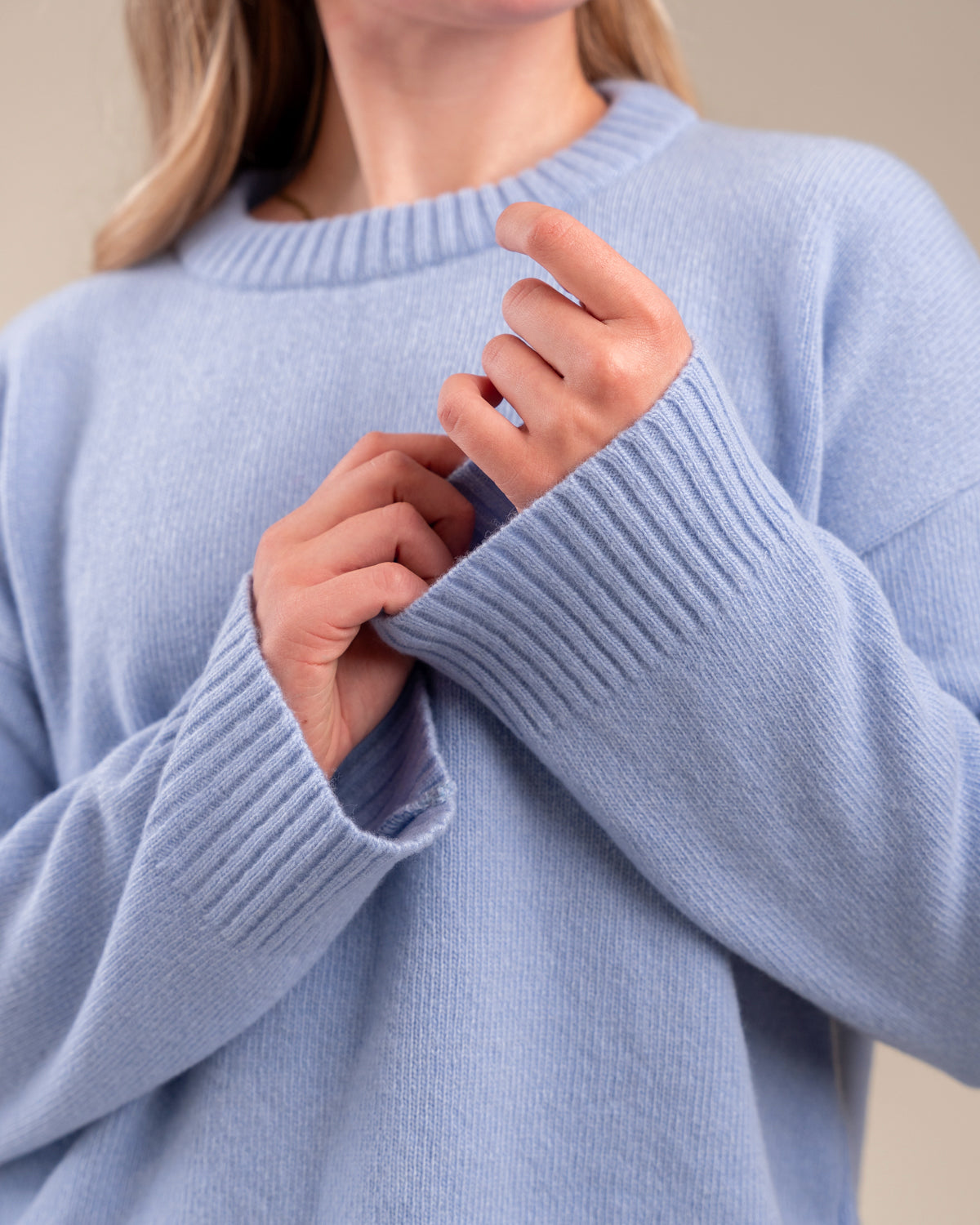 Hile knit, light blue