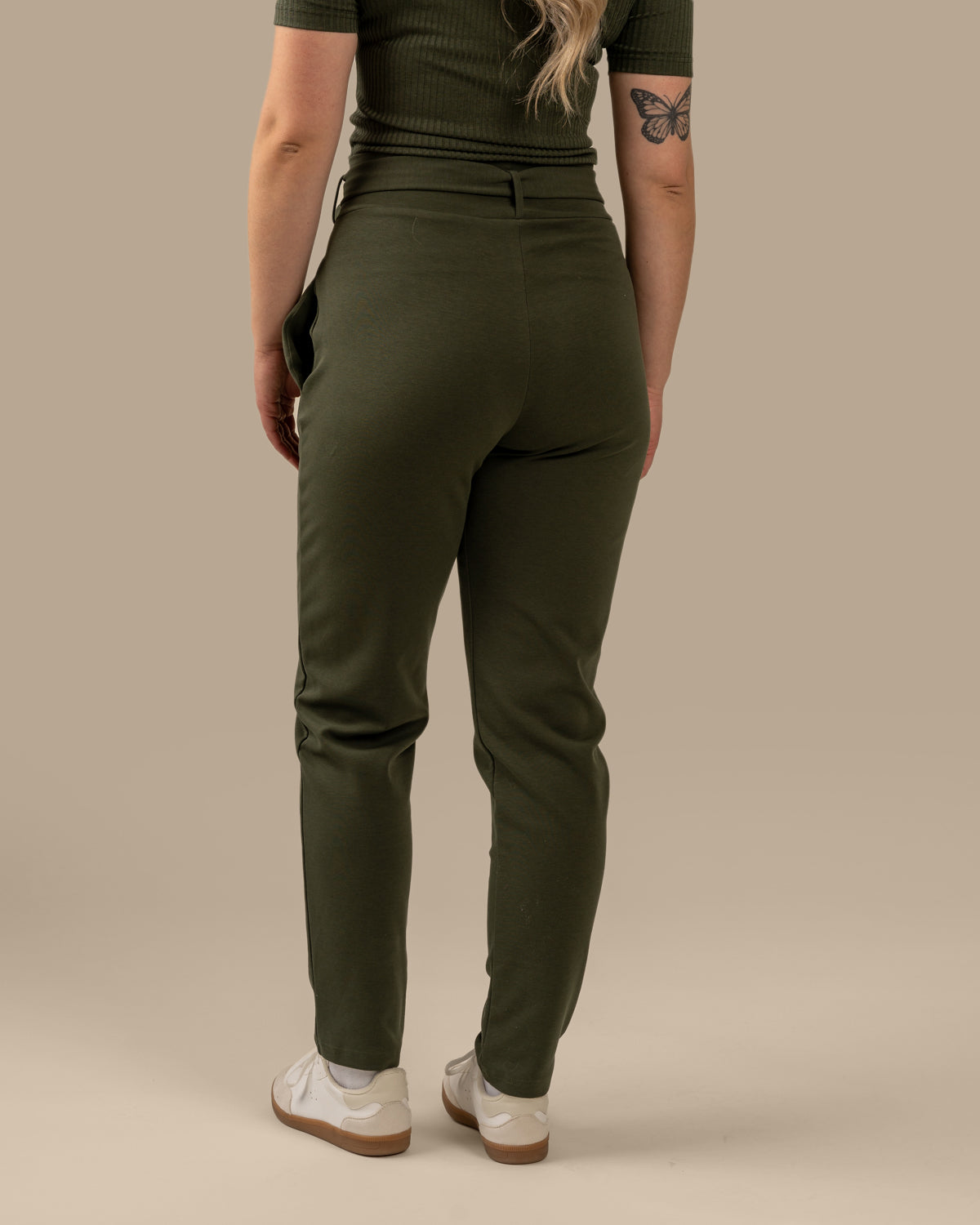Mukava housut, khaki Toive.