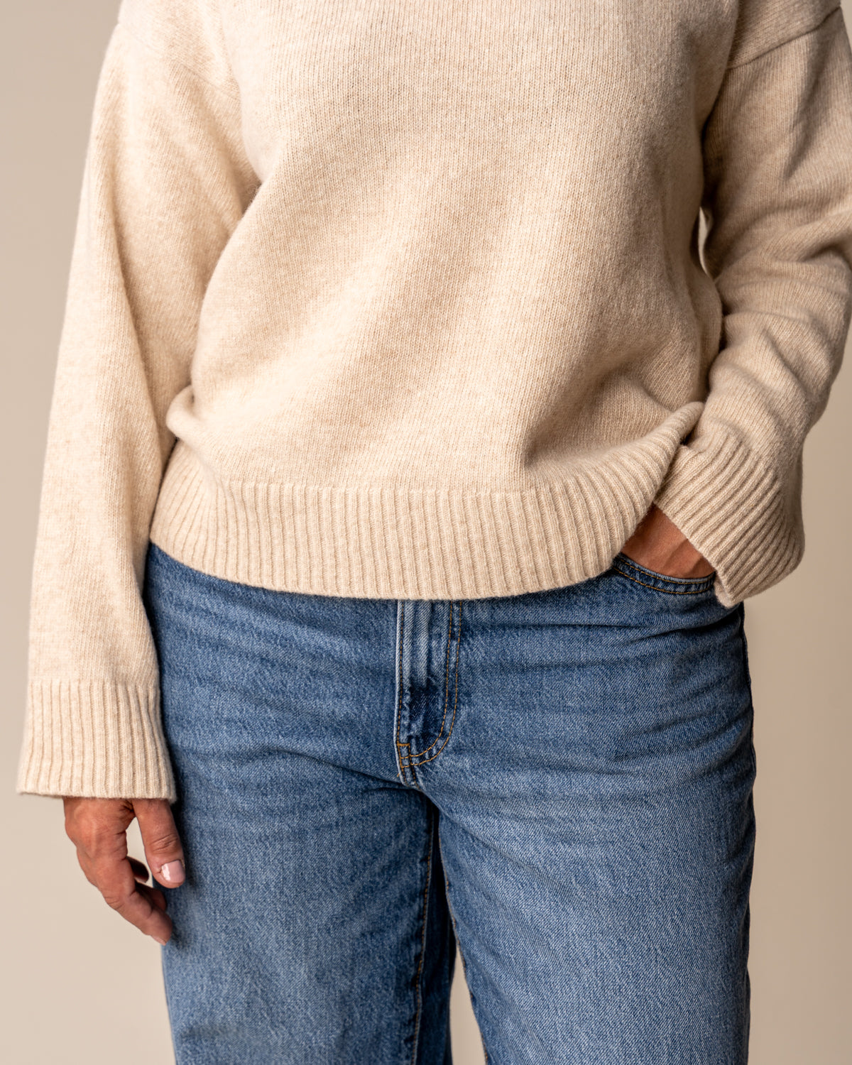 Hile neule, beige Toive